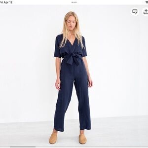 Love and Confuse linen jumpsuit medium